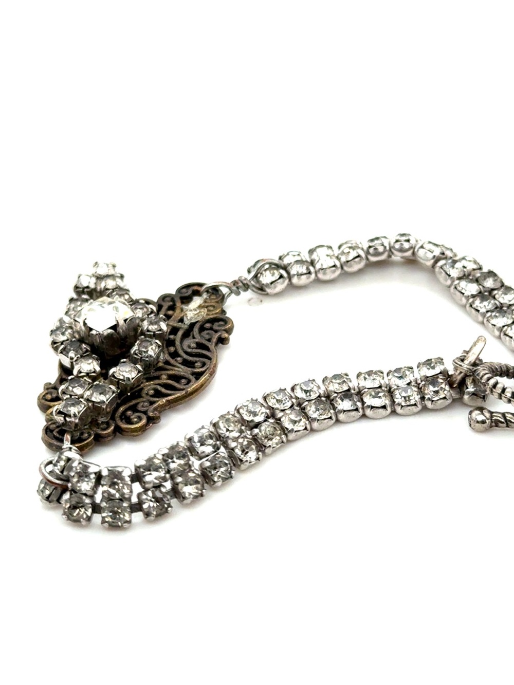Crystal‎ RhinestoneToggle Bracelet (e5) - Picture 5 of 7